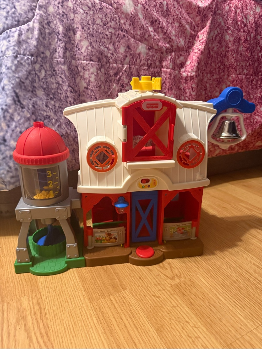 Fisher-Price Little People Caring for Animals Farm BARN ONLY Lights up & Noises